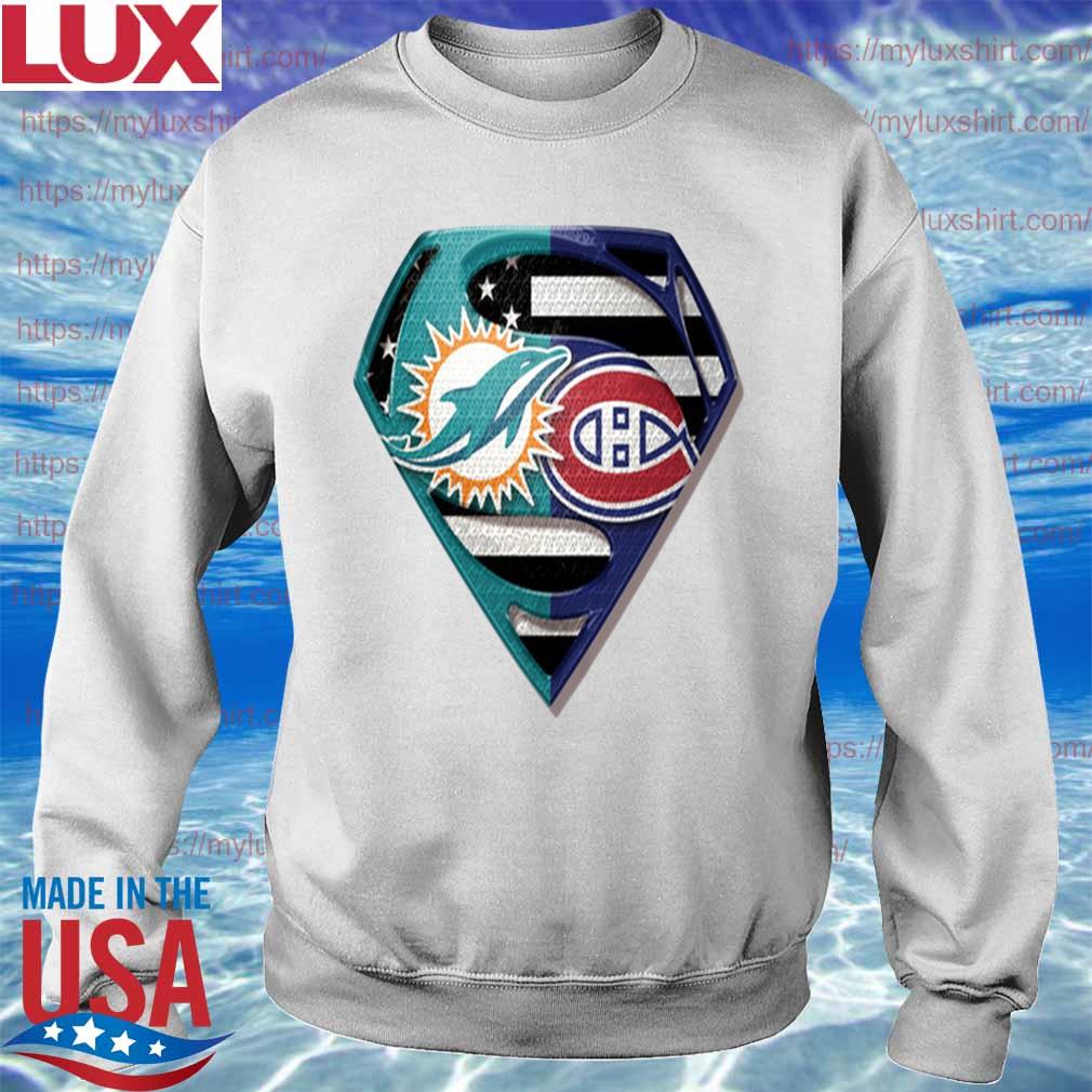 Miami Dolphins Superman logo shirt, hoodie, sweater, long sleeve and tank  top